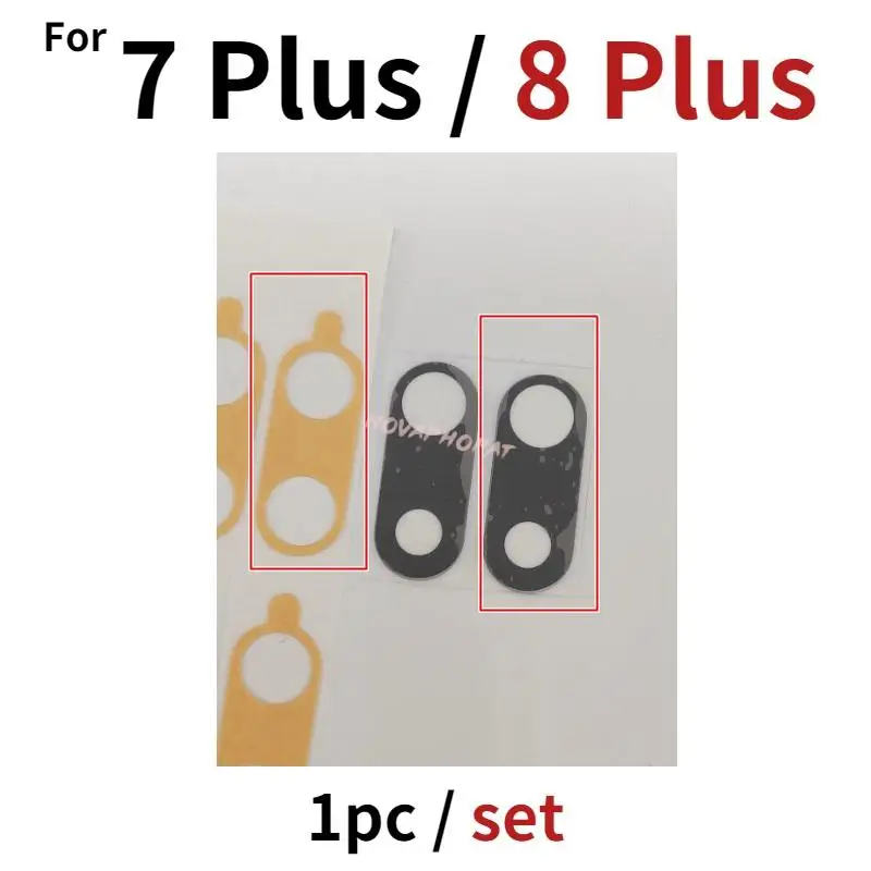 2set Rear Back Camera Lens For iPhone 6 6s 7 8 Plus X XS Max XR 11 Pro 12 13 14 Max Glass Cover with Sticker Adhesive Part