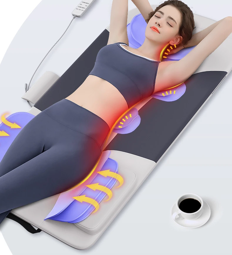 Fully Automatic Airbag Massage Mattress Multi Functional Japanese Korean Massage Pads for Shoulder,Neck,Waist,Back,Buttocks