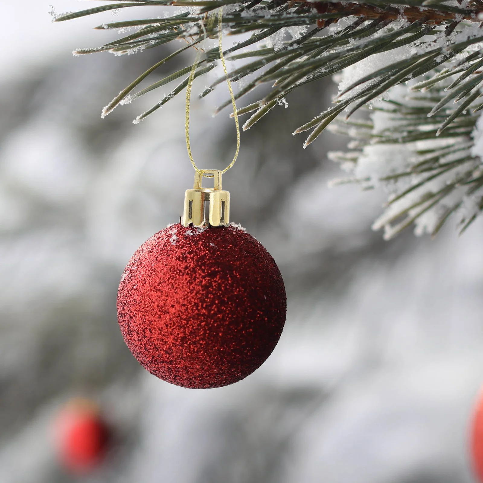 

1000Pcs Christmas Ornament Caps DIY Plastic Xmas Ball Tops Hanging Decoration Toppers Christmas Hangers Caps DIY