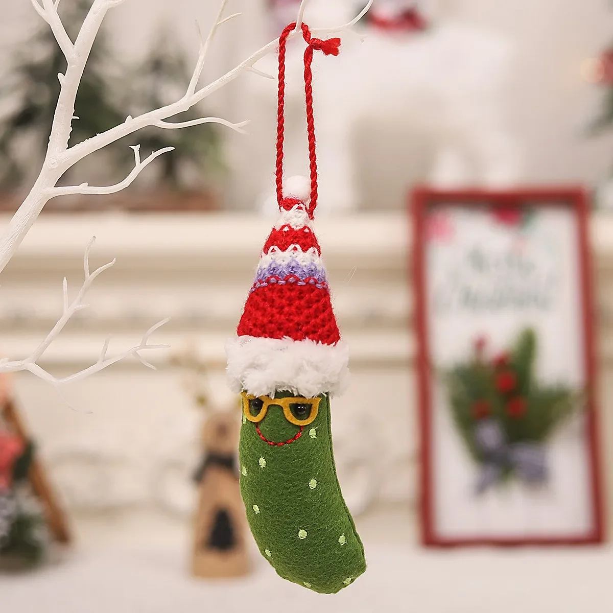 

Creative Christmas Hanging Pendants Santa Claus Hat Banana Doll Christmas Tree Ornaments Noel NavidadMerry Christma Decor 2025