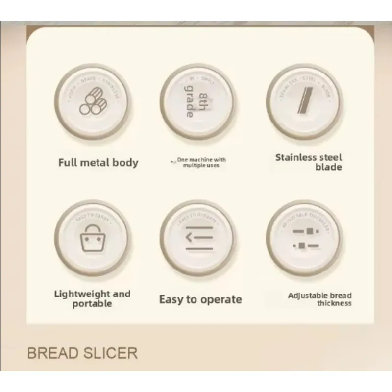 Commercial Automatic Toast Bread Slicer Stainless Steel Even Slice Loaf Cutting Machine Bakery Equipment