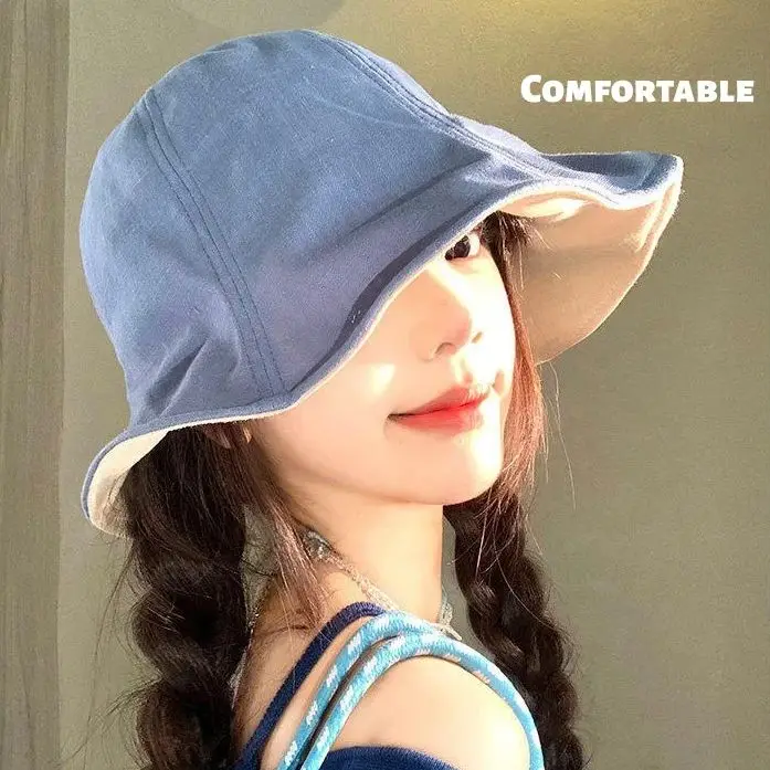 

Women’s Bow-Tied Fisherman’s Hat Slimming Natural-Look, Versatile Sun-Protective Large-Circumference Bucket Hat