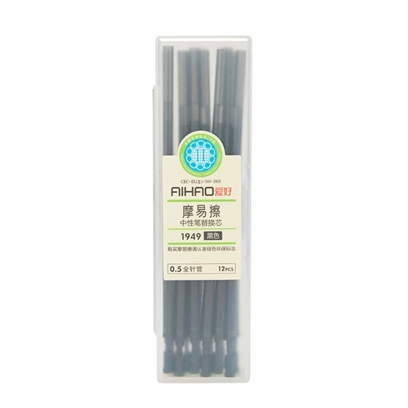 

0.5mm Gel Inks Pens Rollerball Inks Straight Liquid Gels Pen Roller Pen Refill Writing Liquid Inks Quick-Dry Pen best sale
