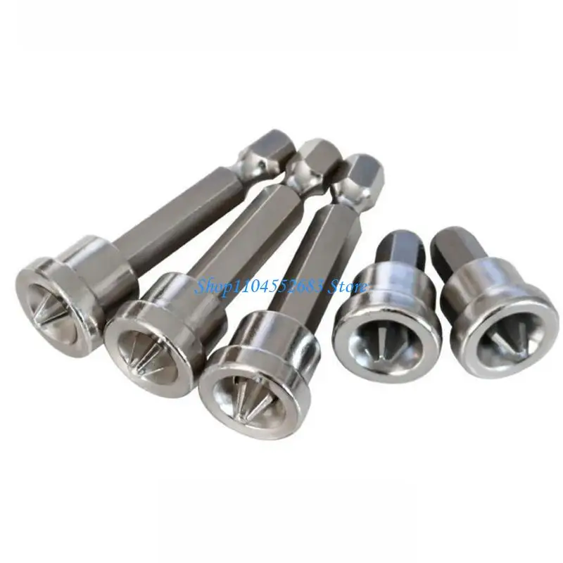 Y6GD 5/6/10 Pcs Positioning Screwdriver Bits Woodworking Screw Shank