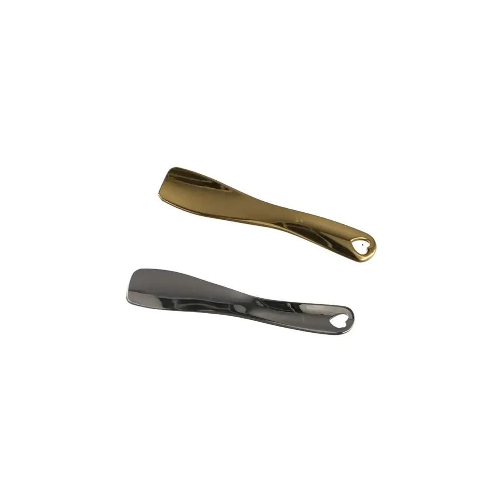 

Durable Gold Beauty Scoop Massage Spoon Metal Makeup Tools Curved Scoop Makeup Spatula Mini Cosmetic Spoon Facial Cream Spoon