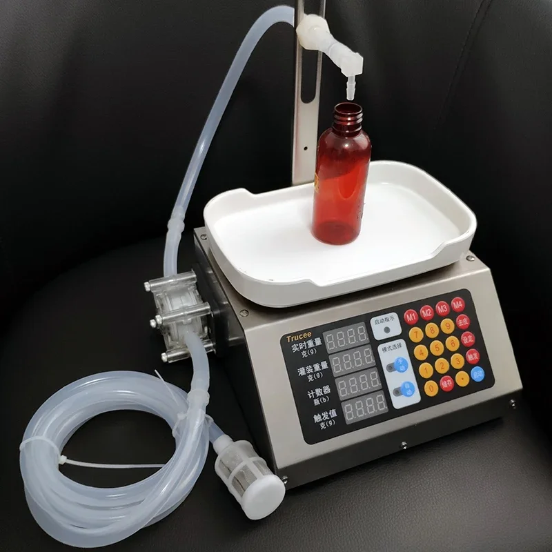 English Version CSY-460 Peristaltic Pump Weighing Filling Machine Essential Oil, Nail Polish, Lotion Glue, Liquid Filling