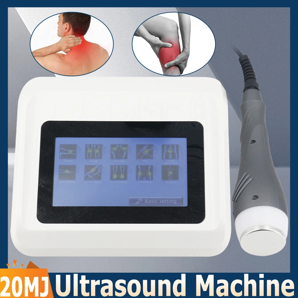 

20MJ Physiotherapy Therapeutic Ultrasound Device Body Muscle Pain Relief Body Massage Health Care Ultrasonic Therapy Machine New