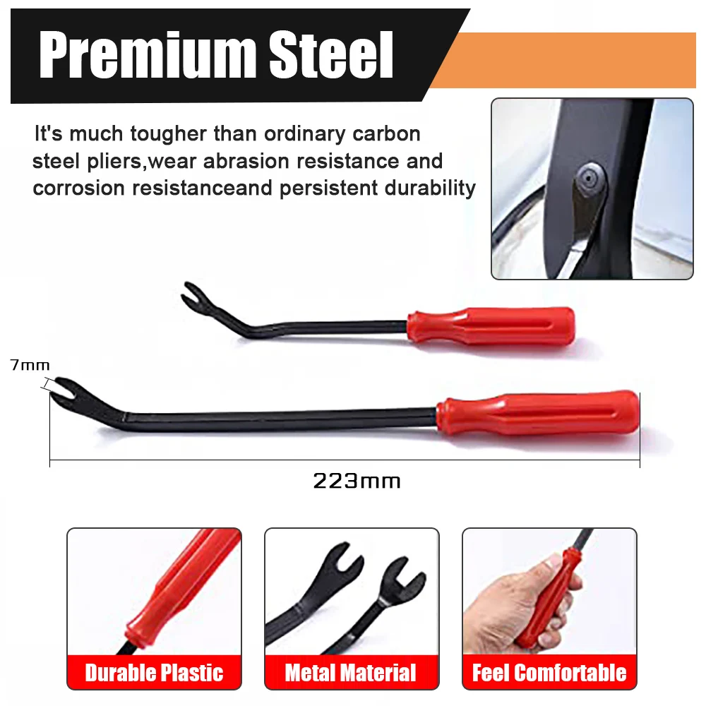 Auto Deur Clip Panel Trim Removal Tools Kits Navigatie Bladen Demontage Plastic Auto Interieur Wip Conversie Repareren Tool