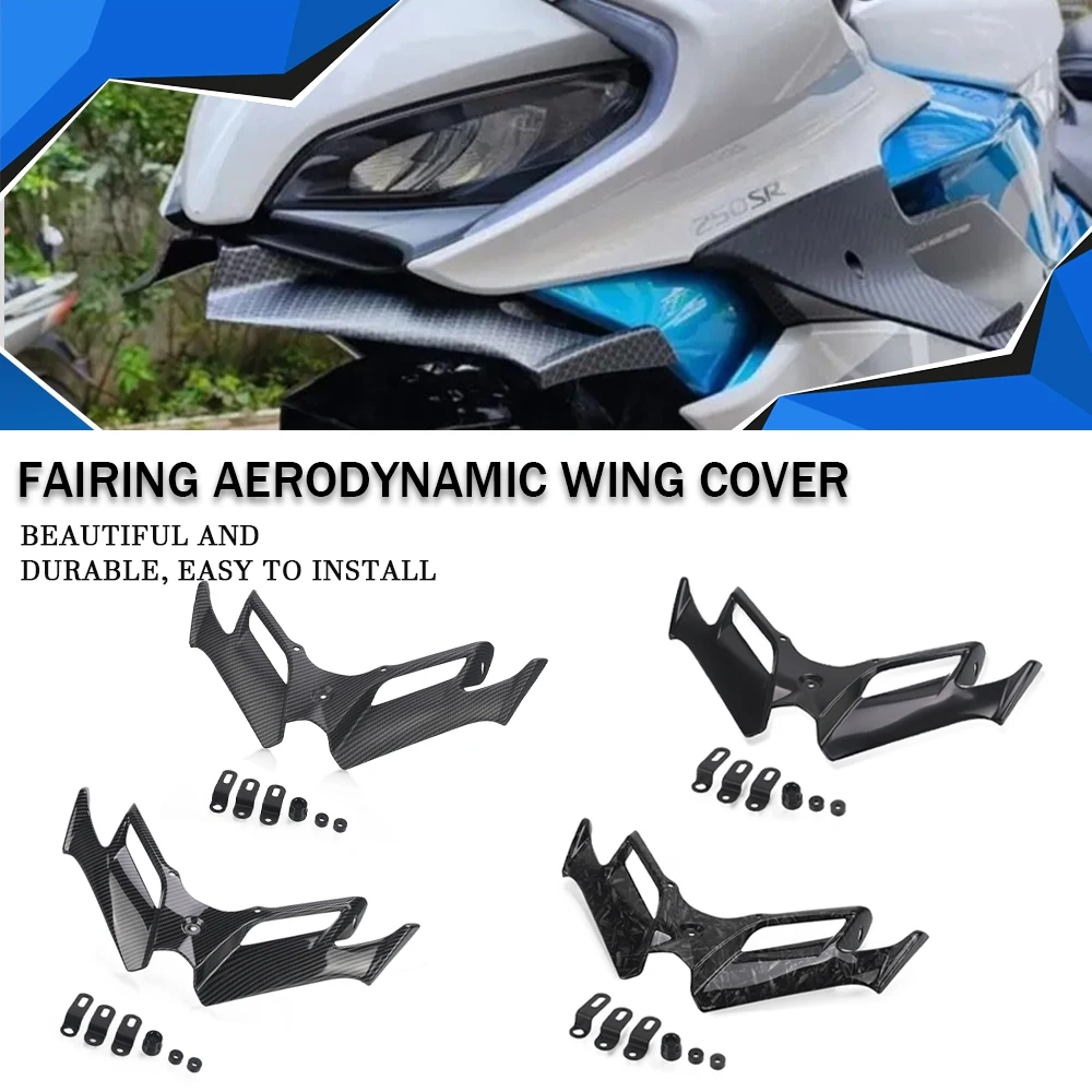 

New Front Fairing Aerodynamic Winglet 450SS 450 SS SR Motorcycle Accessories FOR CFMOTO 450SR 450 SR 2022-2024 450 SS 2022 2023