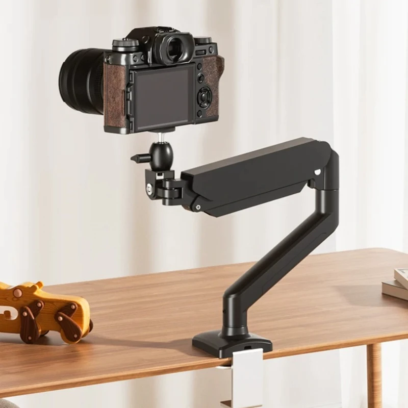 Camera Arm 360 Rotatable Desktop Mount Stand Adjustable Hover Bracket Projector Gimbal Holders Universal Live Webcam Support