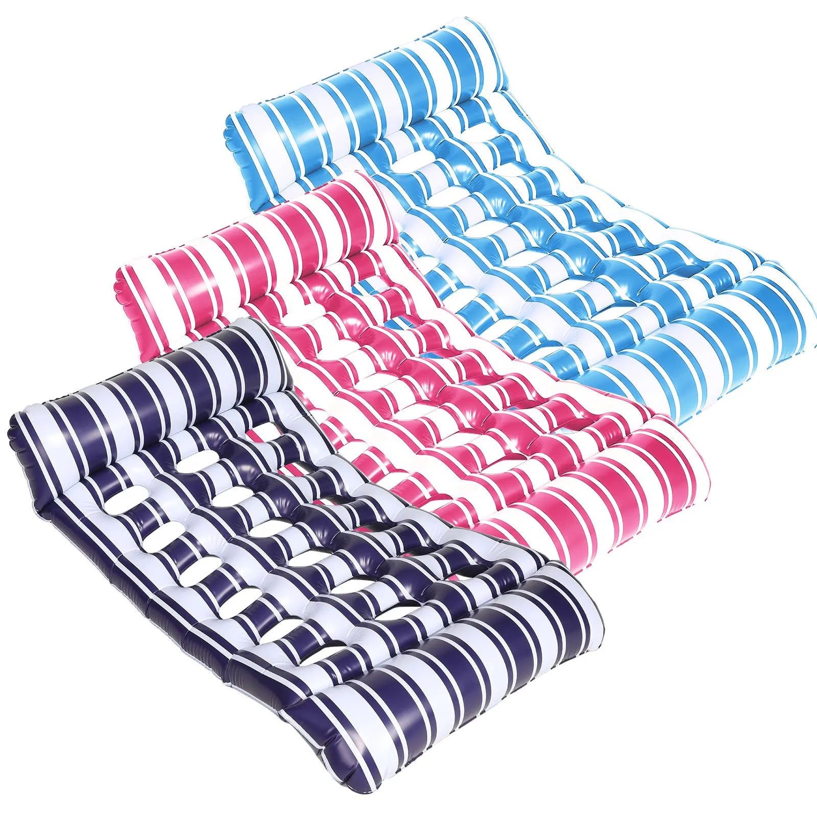 プールいかだインフレータブル乗用プレイウォーター楽しい折りたたみ PVC ソファインフレラウンジチェアフローティング夏水泳海辺ビーチおもちゃ