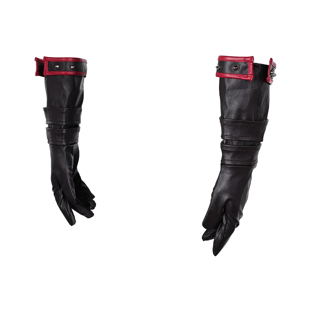 Susan Storm Cosplay Gloves Costume Accessories Game Rival Invisible Woman Roleplay Black Gloves Halloween Carnival Party Props