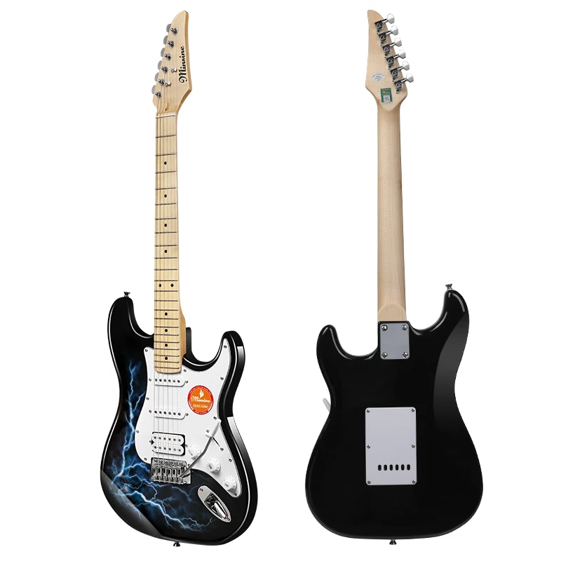 Wholesale Best-selling Model Cheap ST Electric Guitars in Various Colors with High Cost-effectiveness  Suitable for Beginners