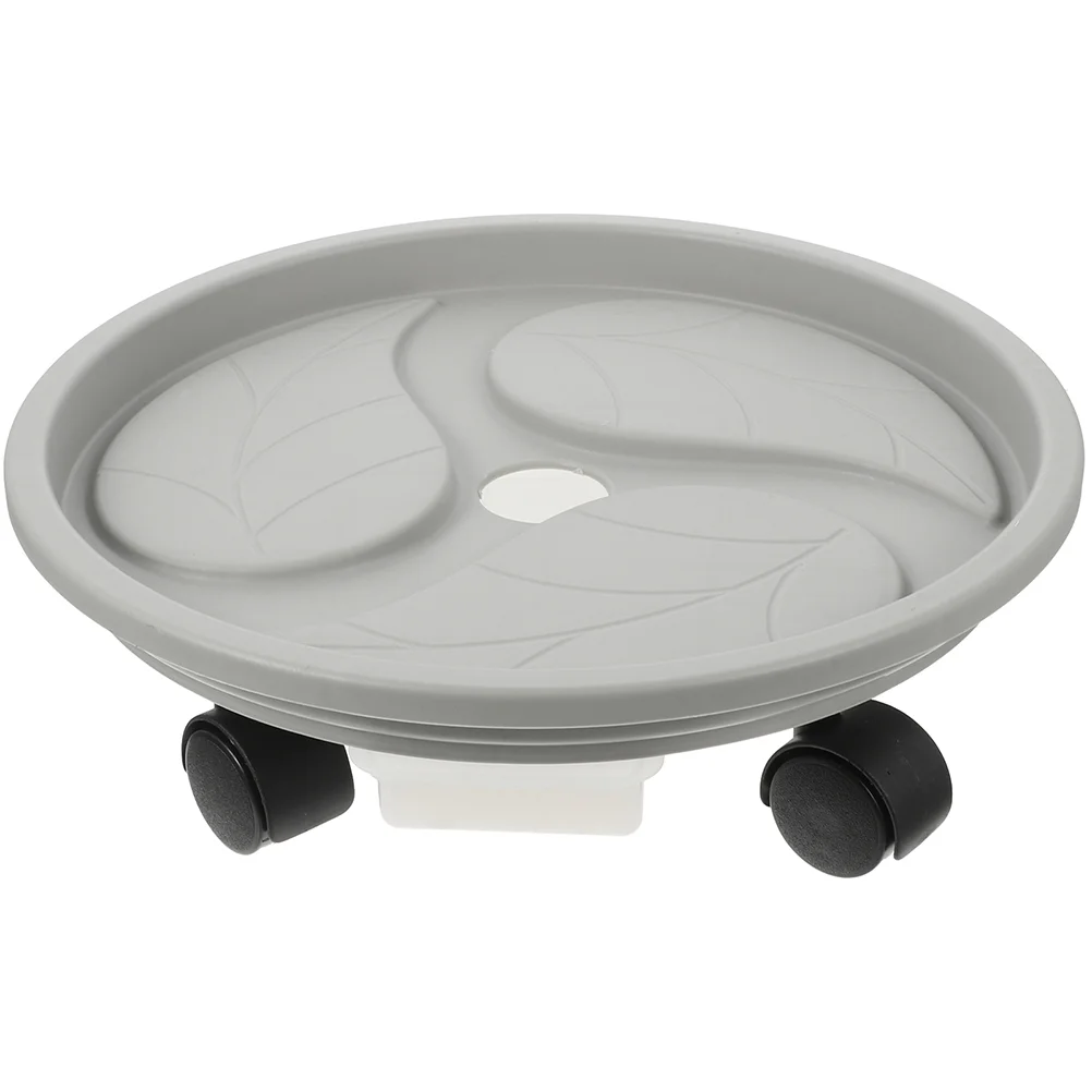 

Plant Tray with Wheels Flower Pot Bracket for Potted Plants Indoor Planter Trays
