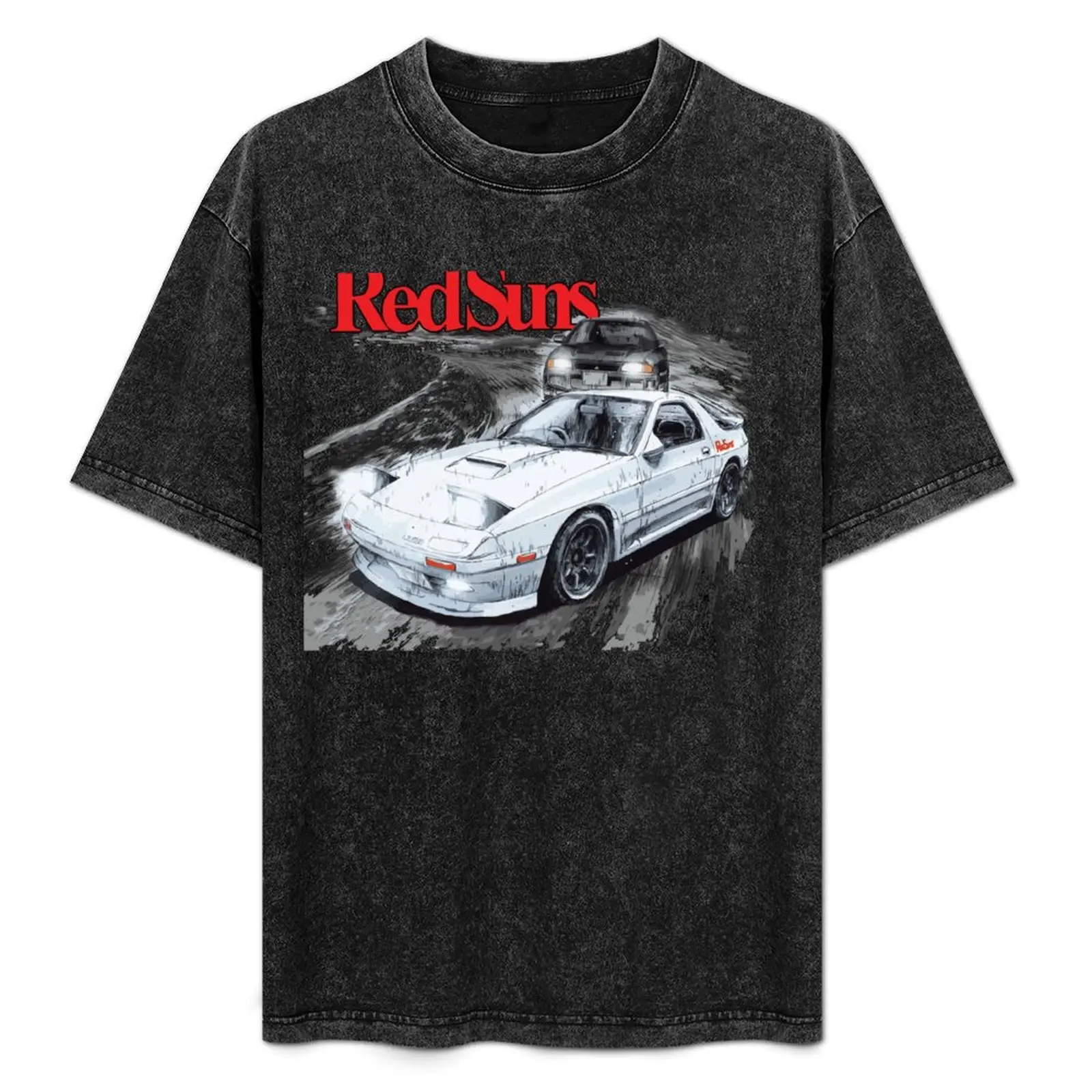 

Initial D - RED SUNS VS TEAM EMPERIOR Mountain Drift Racing Tandem Takahashi FC vs Kyoichi Sudo EVO T-Shirt