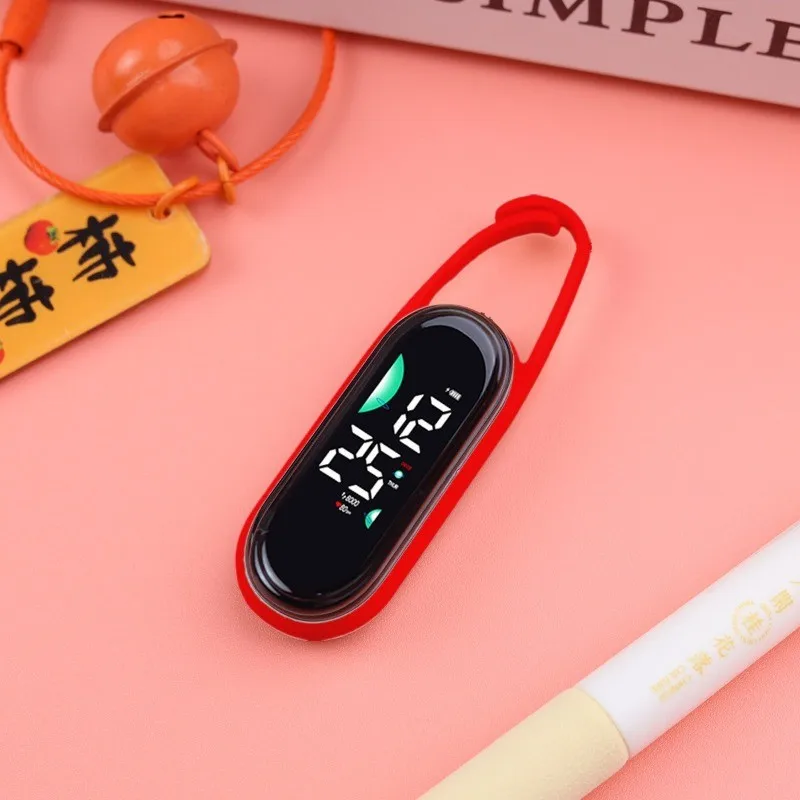 Small wall watch, student simple luminous touch screen LED electronic watch