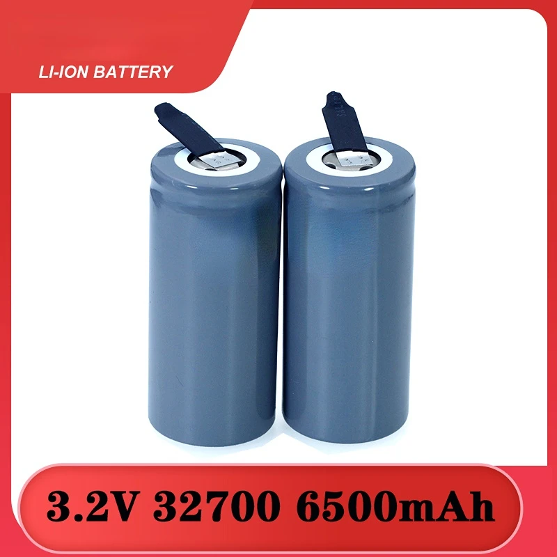 3.2V 32700 6500mAh LiFePO4 Battery 35A Continuous Discharge Maximum 55A High power battery+DIY Nickel sheets