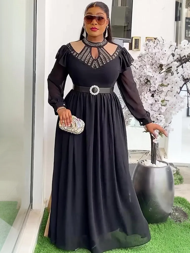 

Африканские платья для женщин Vetement Femme Dashiki Abaya Maxi Dress Африканская одежда Dashiki Ankara Платья 2023 Лето Осень Новинка
