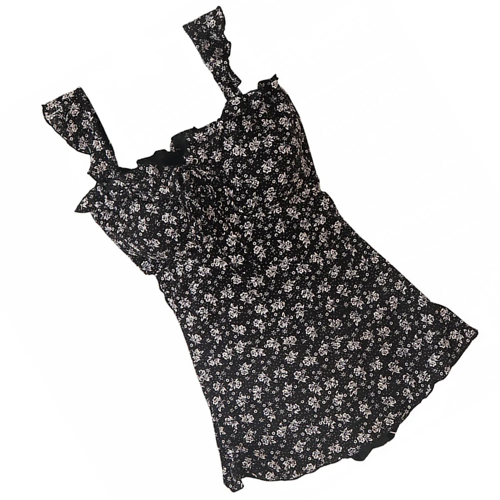 

One Piece Flower Swimsuit Backless Swim Dress Elegant Beach Swimming Suit Women Summer Floral Swimwear One Piece Swimsuit