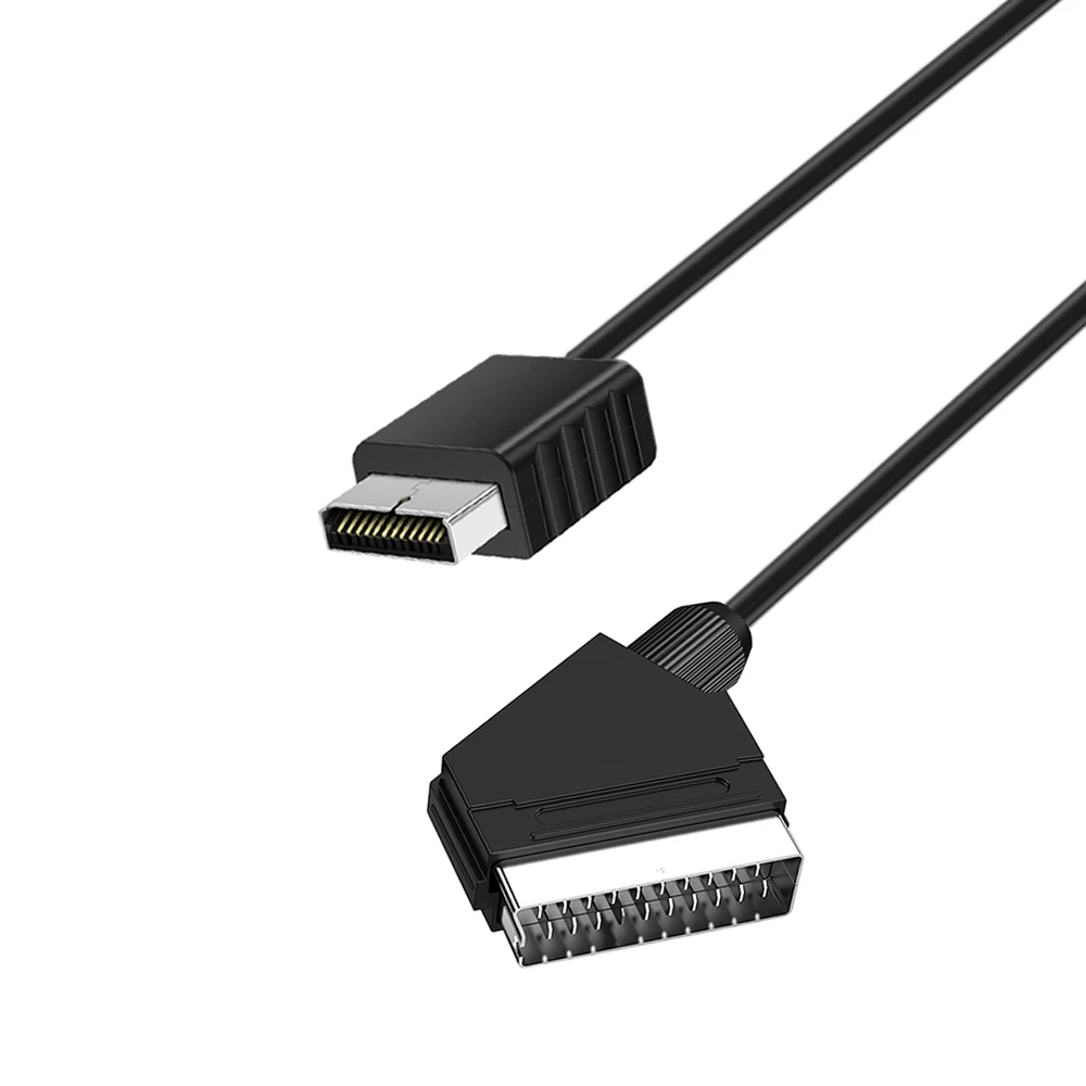 Cable SCART RGB Real de repuesto, cable de conexión AV para TV, consolas Playstation PS1 PS2 PS3 Slim PAL NTSC