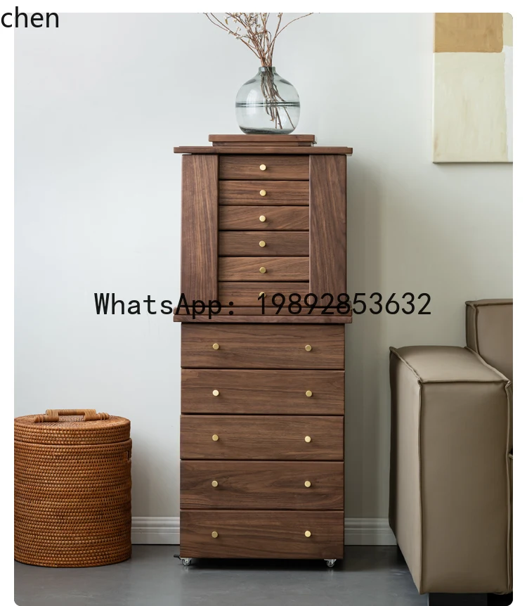 

Multifunctional Chest, Jewelry Box, Dresser Storage Box, Bedroom Bedside Cabinet