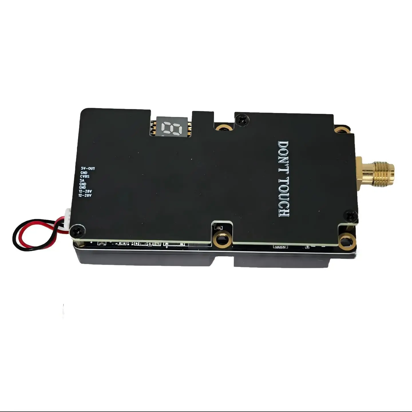 FPV 6100-6500mHz 10W 80CH UAV Transmitter FPV VTX VRX Long-Distance Video Transmission Receiver for FPV Racing Drone
