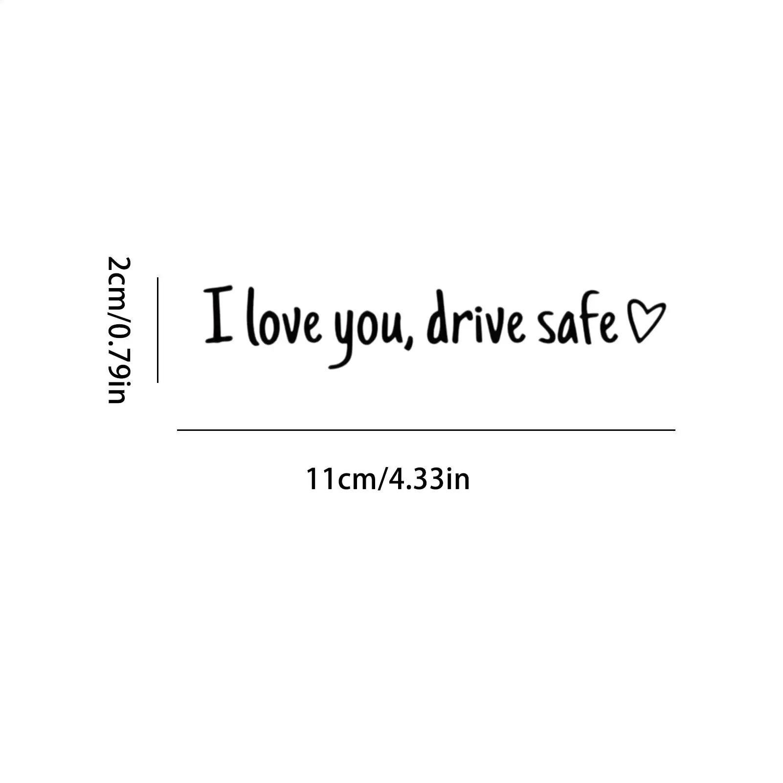 Car Mirror Decal Cute Interior Decor Windshield Car Rear View Window Decals For Truck Auto Motorbike Sedan SUV Pickup Scooter - view 6
