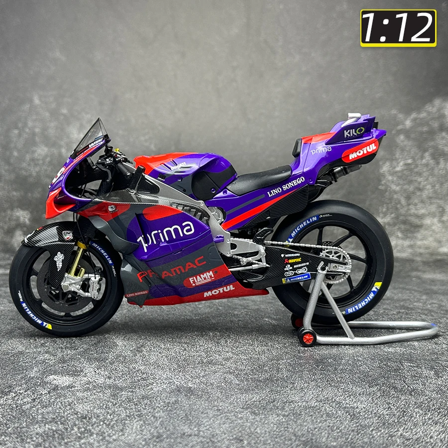 KILO works 1/12 2024 Prima Pramac Racing.Ducati GP24 #89  Motorcycle model metal holiday gift collection