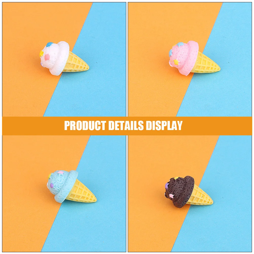 

16pcs Simulation Ice Cream Realistic Fake Dessert Display Props For Shop Home Decor Coffee Bar Party Favors Photo Prop