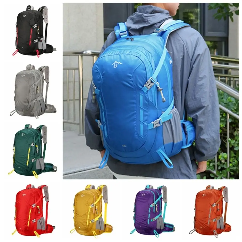 

40L Mountaineering Backpack Large Capacity Multi-Color Hiking Backpacks Stitching Waterproof Travel Backpack Camping