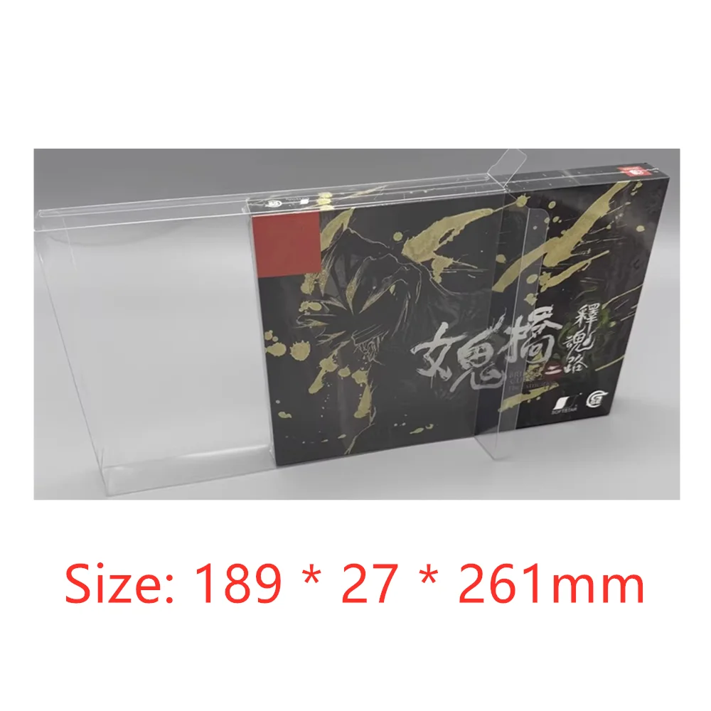 Transparent Box Protector For The Bridge Curse 2: The Extrication Switch Collect Boxes TEP Storage Game Shell Clear Display Case