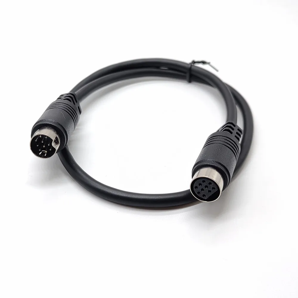 Mini-DIN 10-Pin Male to Female Audio Cable for TV Receiver Monitor Projector Audio and Video Receiver etc