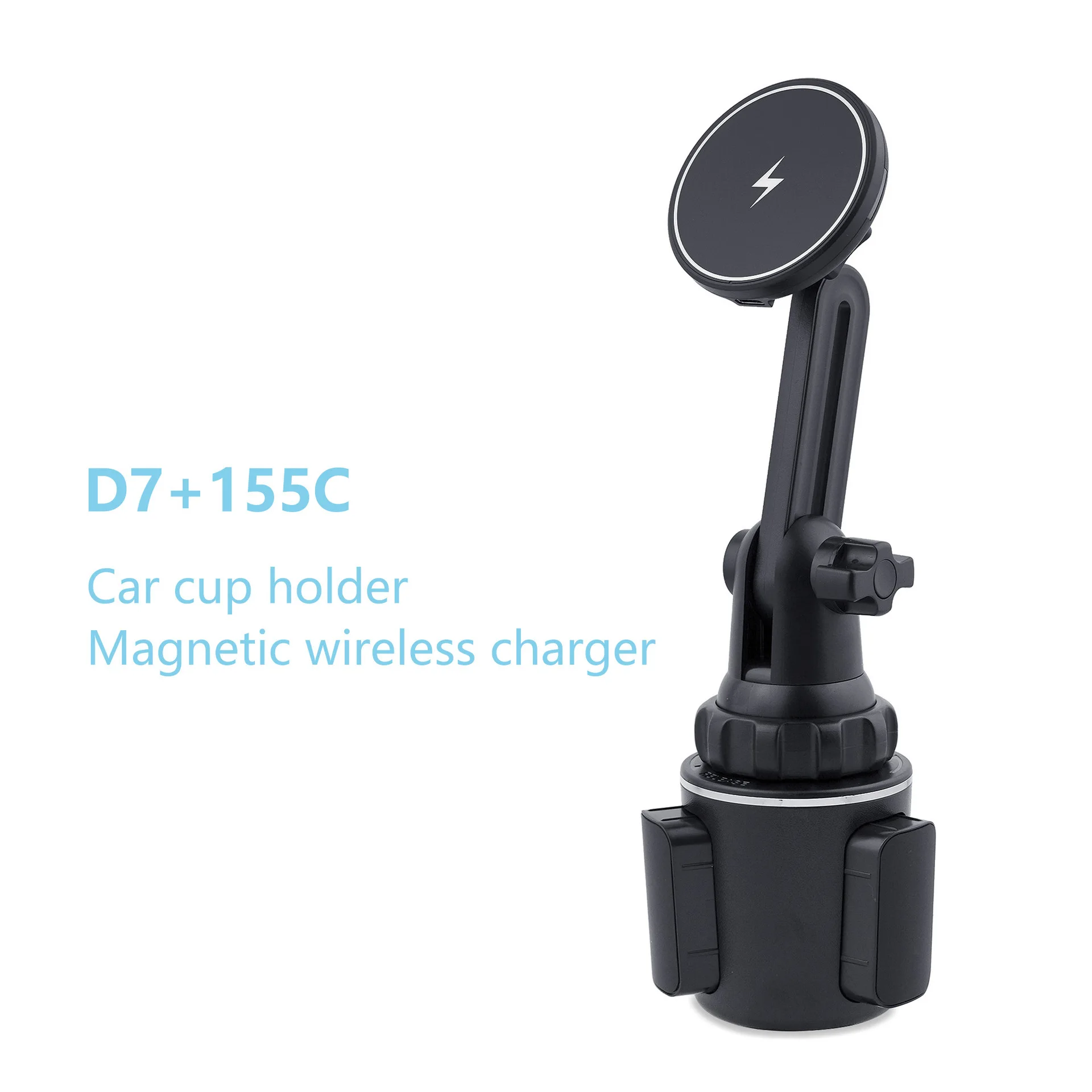 15W-MagSafe-Auto-Ladegerät-Magnetic-Wireless-Cup-Holder-Mount-for-iPhone-14/13/12-Pro-Schnellladung-&-Anti-Slip-Design