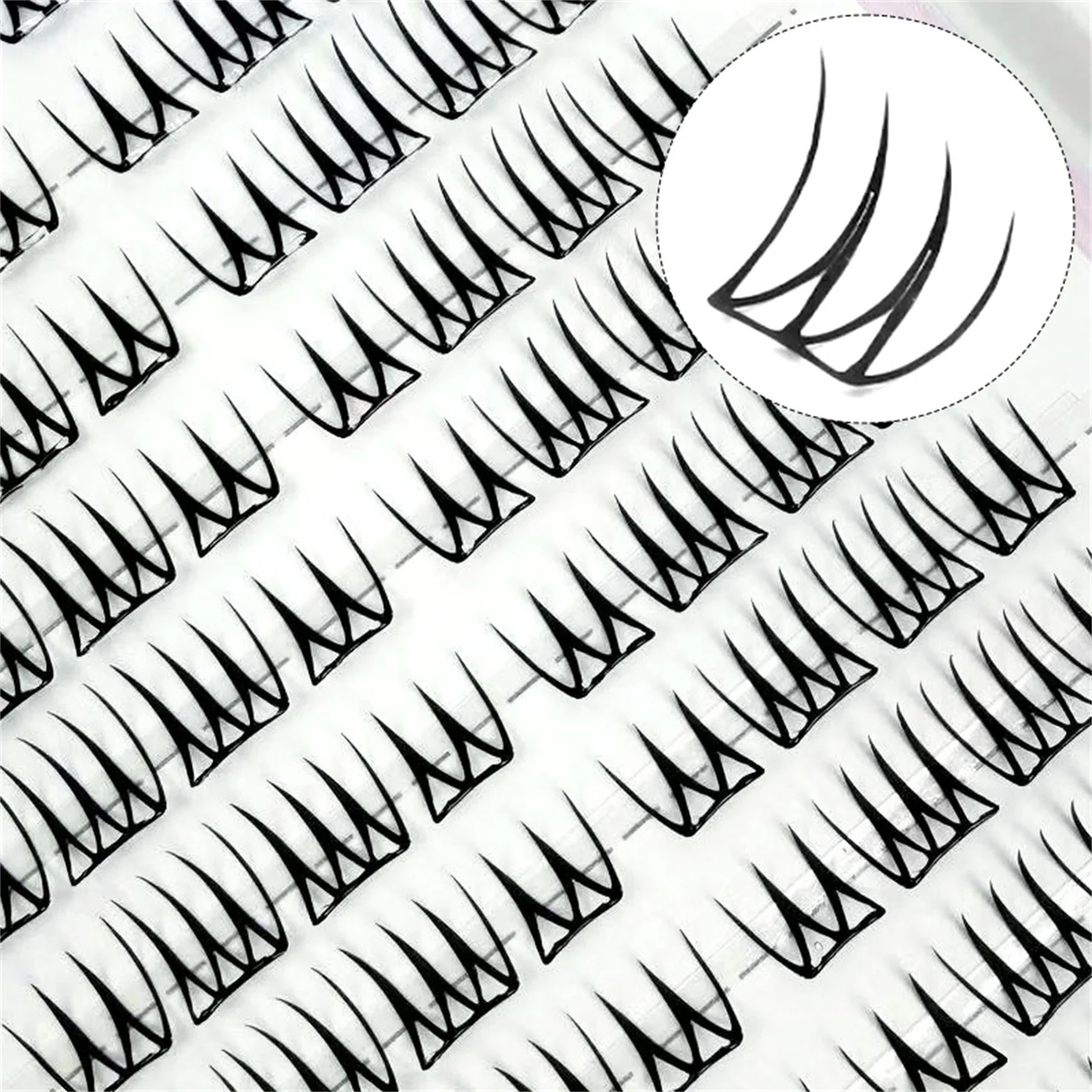Glue Free 3.0 Korean-style False Eyelashes For Daily Makeup Synthetic Fiber Lashes Girl Group C Curl Natural Eyelash Extension