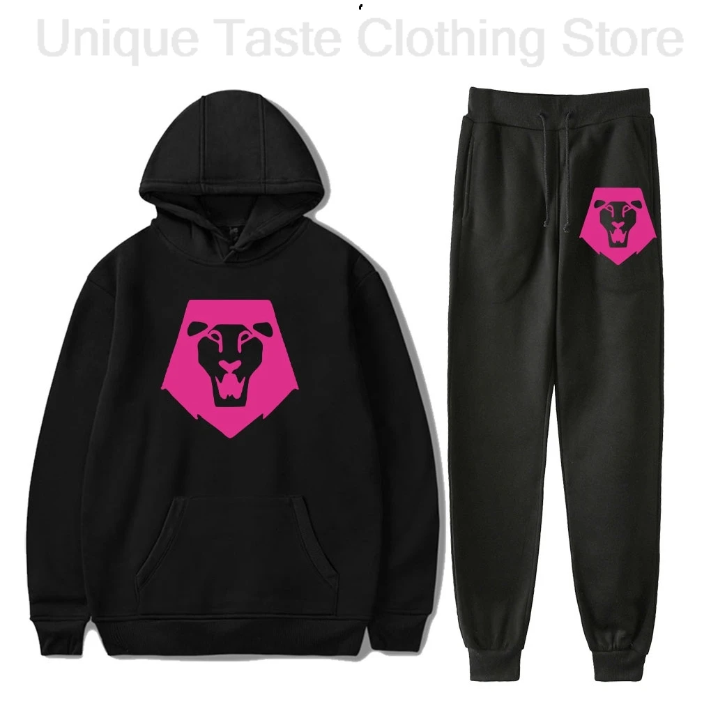 

KPop Demon Hunters Hoodies Sweat Pants Two Piece Set Hooded Saja Boys Hoodie Suits Men Women Sweatpants Sweatshirt Tracksuit
