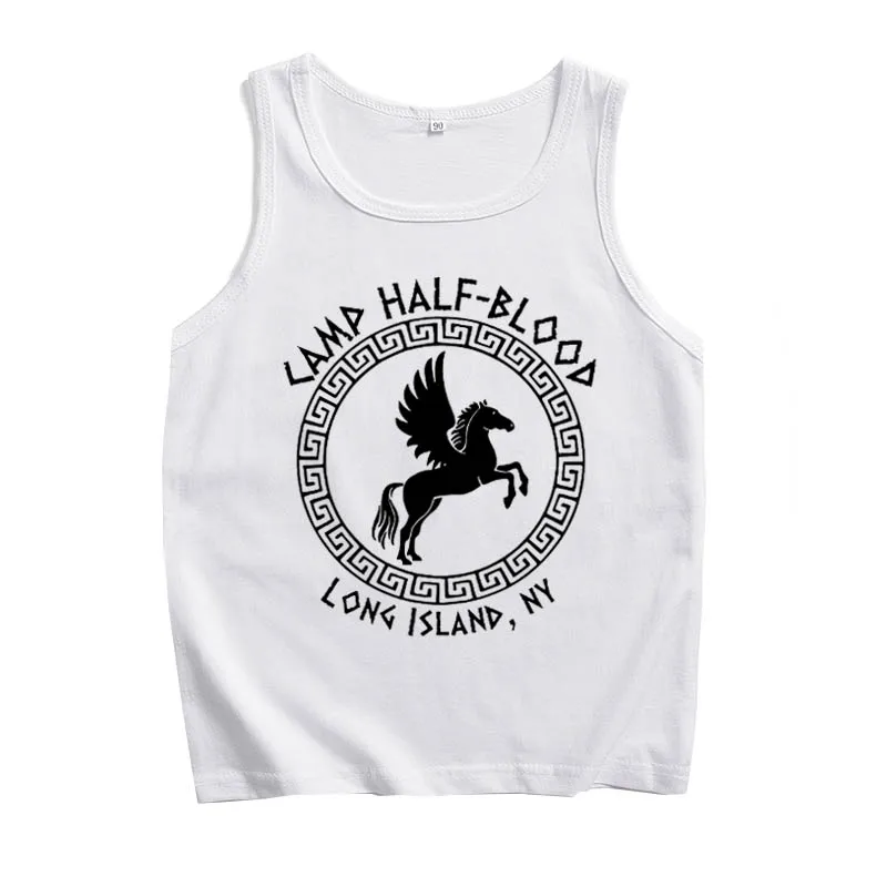 Camp Half Blood New York Long Island Sound Percy Jackson Vest T-Shirt Men Women Streetwear Tank Tops