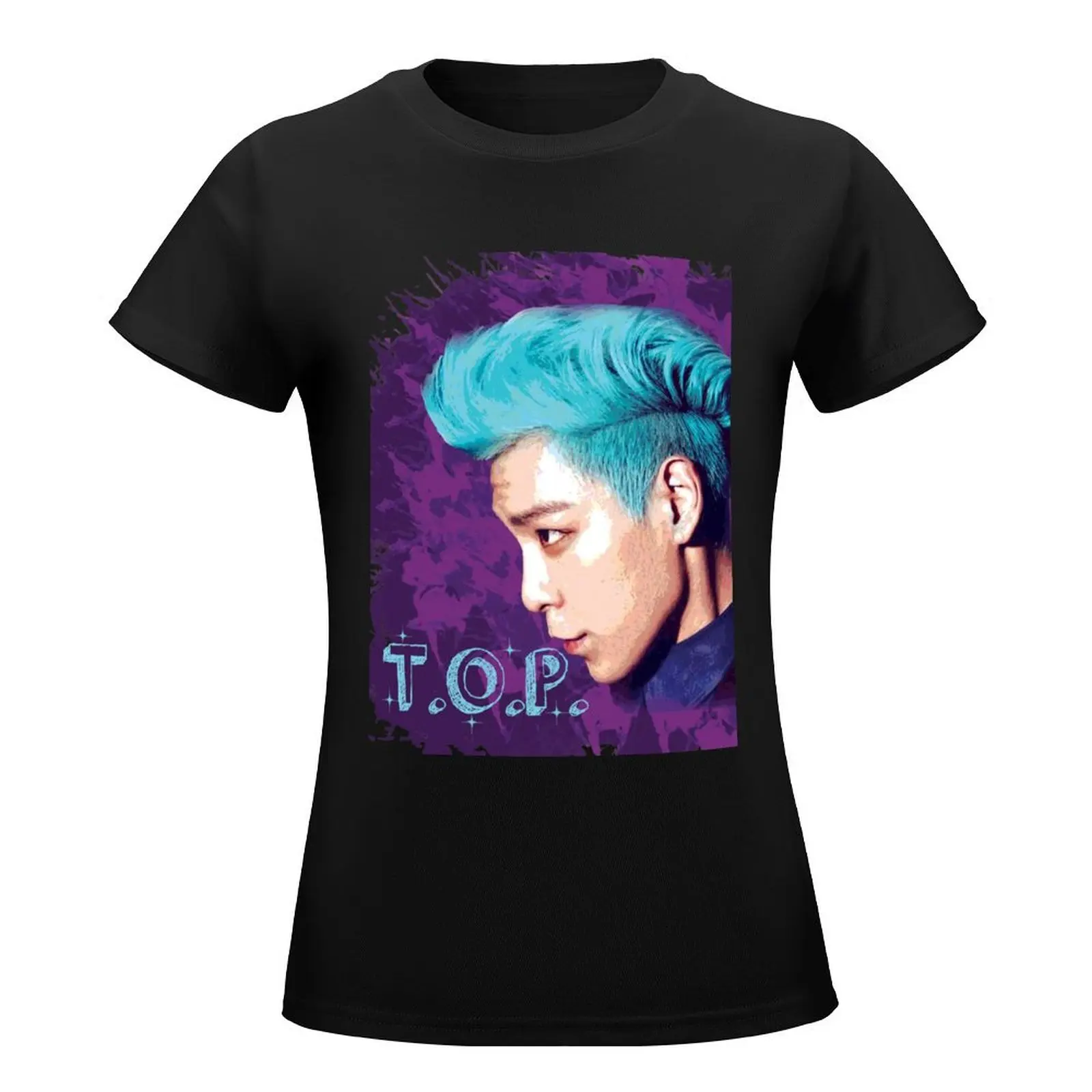 T.O.P ~ Big Bang T-Shirt plus size tops Female clothing lady clothes Blouse t shirts for Women loose fit