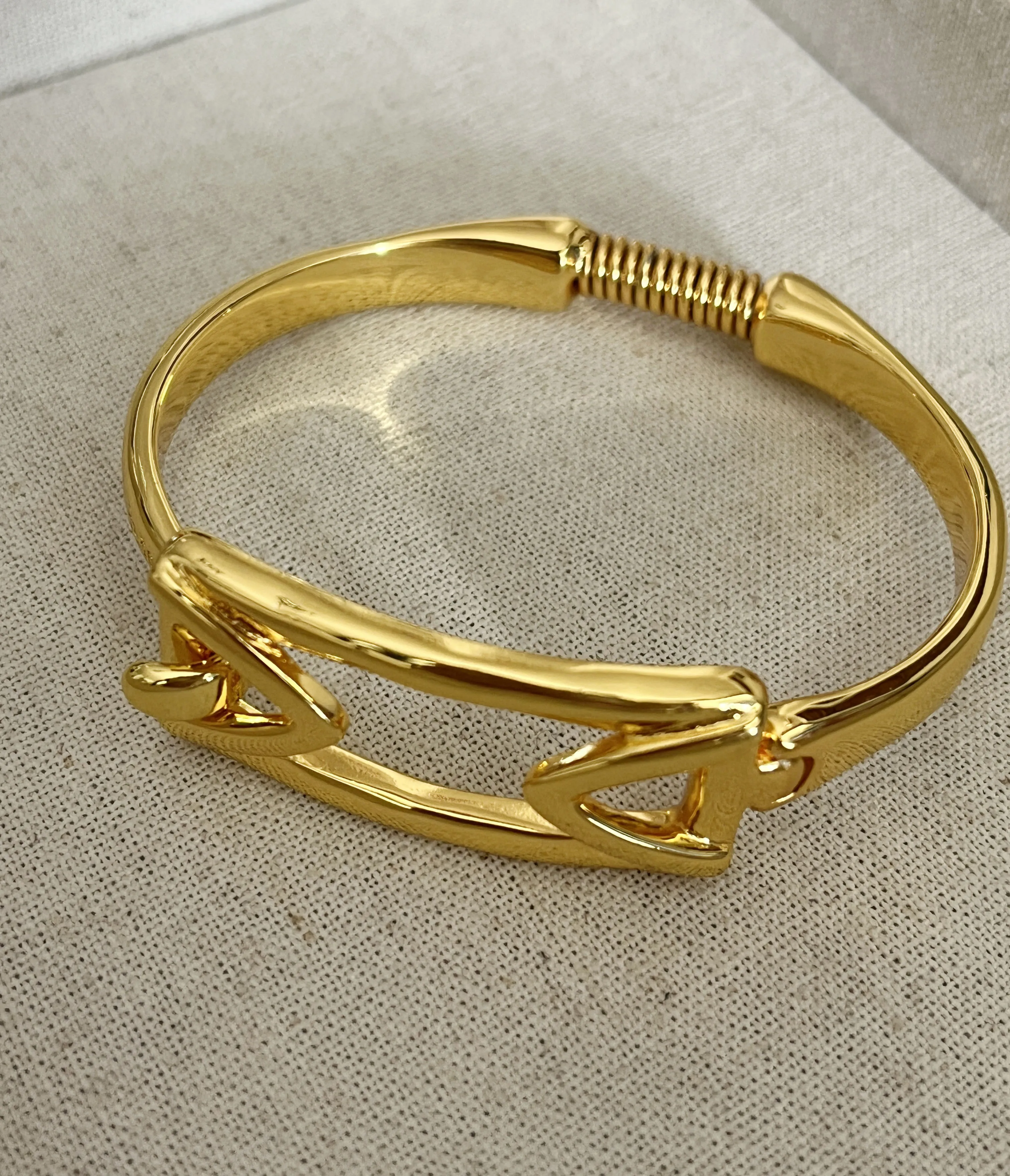 

Spanish original Unode50 Gold plated diamond bracelet Simple fashion geometric chain ring high sense niche design ladies party g