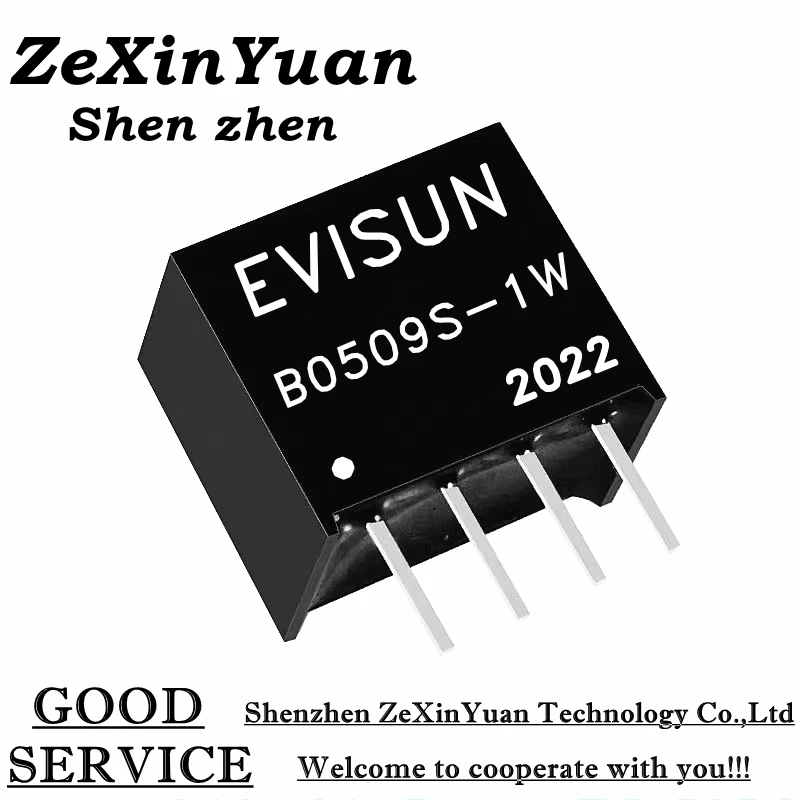 1PCS New  B0509S-1WR3 B0509S-1WR2 B0509S-1W B0509S 5V TO 9V SIP-4 1W DC-DC isolapted power module