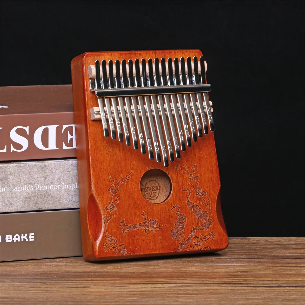 Kit de Piano de Pulgar Lydesy Kalimba de 17 Teclas, Afinado Manualmente, Piano de Dedo Portátil, Regalos de Cumpleaños y Festivales para Niños, Adultos y Principiantes