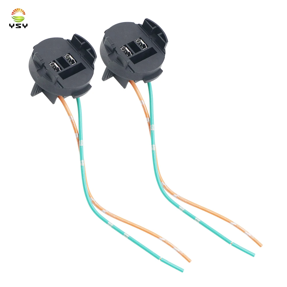 

2pcs TK-302 Car Light Bulb Base Holder Socket Wire Adapter H7 Halogen Lamp Connector Wiring Harness for Hyundai Avanta