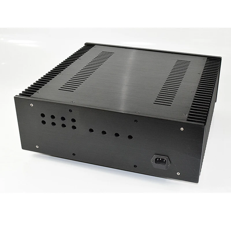 420*435*150MM All Aluminum Alloy Class a Amplifier Chassis Box House DIY CNC Enclosure With Feet Amplifier Case Shell