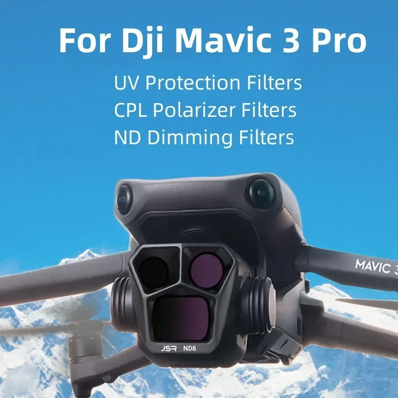 For Dji Mavic 3 Pro Filter UV Protection CPL Polarizer ND Dimming Filters for Dji Mavic 3 Pro Oil Drain and Anti-Fouling Filter