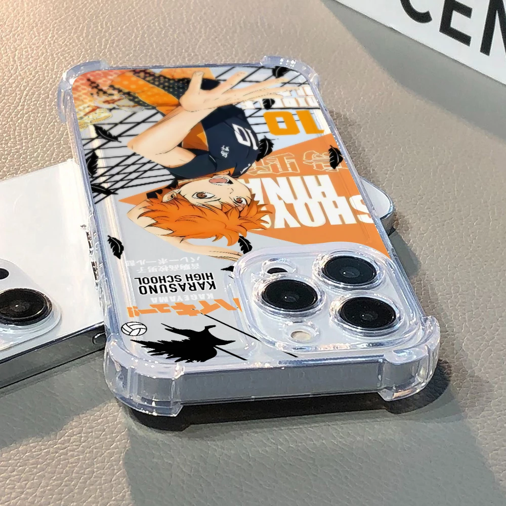 Haikyuu Oya Volleyball Handyhülle für iPhone 18 17 Air 16 15 14 Plus 13 12 Mini 11 Pro Max Weiche Dünne Transparente Hülle – Detail 5