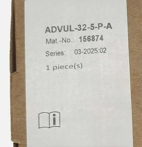 

Brand New Original ADVUL-32-5-P-A 156874 ADVUL 32 5 P A Compact cylinder Expedited shipping