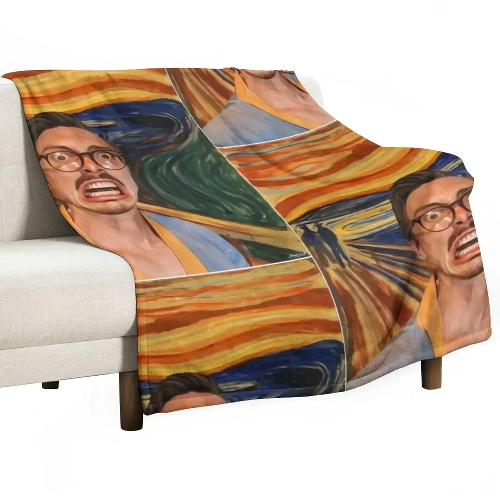 Marc Rebillet Throw Blanket Retros Blankets For Baby warm winter Softest Stuffeds anime Blankets