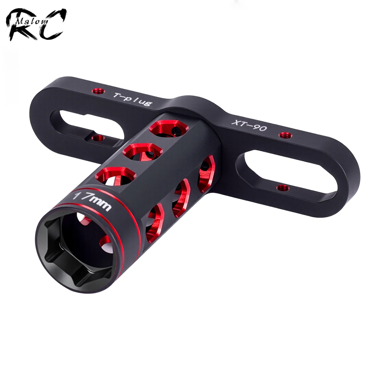 Aluminum 17mm Wheel Hex Nuts Sleeve Wrench Tool for 1/8 RC Car Off-road Monster Truck Trax X-MAXX