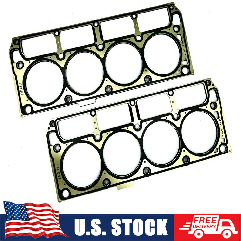 

Pair LS3 5-Layer MLS Cylinder Head Gasket Like 12610046 for 6.0 6.2 LS2 LQ9 L96