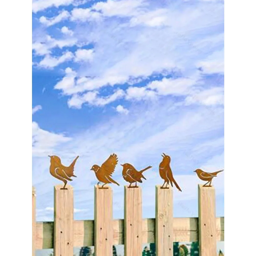 

Colorful Metal Animal Stakes Garden Decor, Cute Yard Ornaments for Landscape Art, Outdoor Flower Plant Stake, Unique Gift