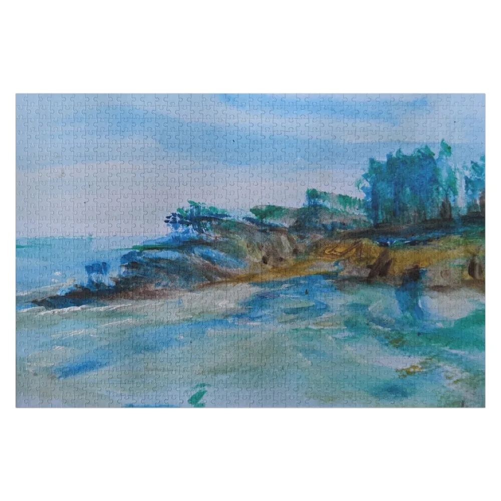 

1000 Days of painting at Boiling Bay - acrylic on paper Jigsaw Puzzle Personalized Baby Toy Custom Jigsaw Puzzle